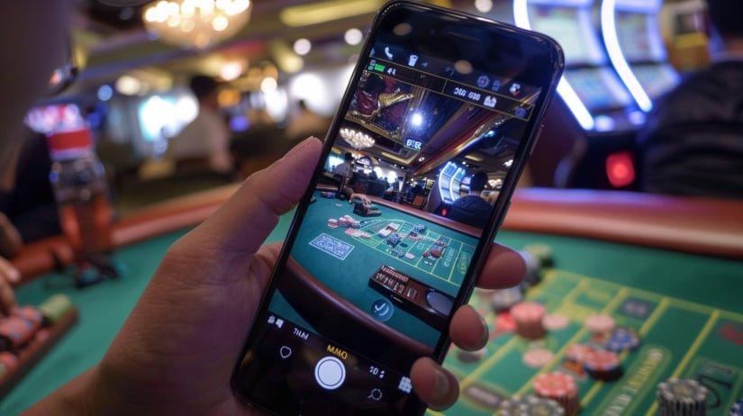 togelup terbaru mobile app interface showing live dealer tables on Android device